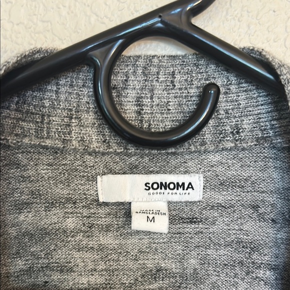 Sonoma Women's Gray Open Front Cardigan Sweater - Picture 2 of 8